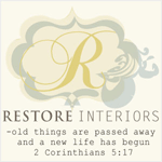 I was Featured at Restore Interiors