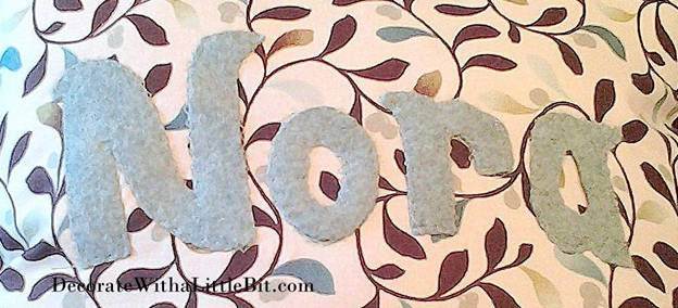06-26-2012 Quick Projects..DIY Personalized Pillow