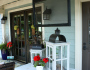 Our House: Vintage Enamel Top Table finds New Life on the Porch