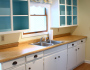 One of Our Rentals… Vintage, Cottage Style Duplex… Open Cabinets and Inspiration for Aqua