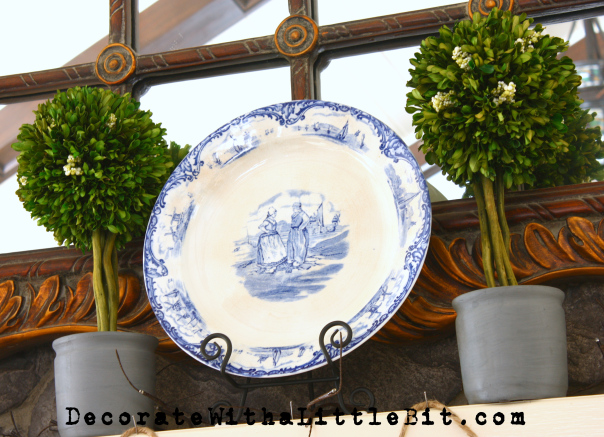 DeccorateWithaLittleBit.com Mantel Plate