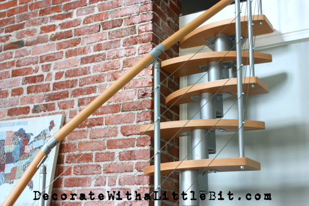 DecorateWithaLittleBit.com chimney stair