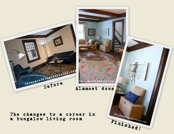 DecorateWithaLittleBit.com before during and after collage