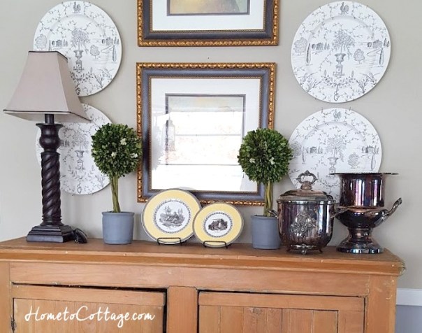 HometoCottage.com antique wainscot cupboard