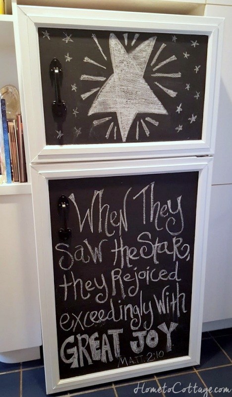 HometoCottage.com fridge cover all done