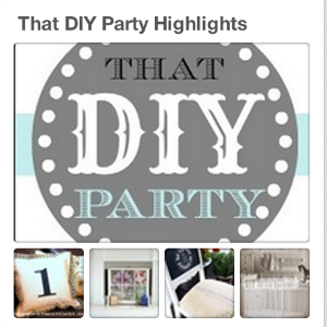 that diy party pinboard