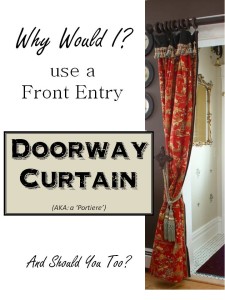 HometoCottage.com Doorway Curtain Portiere
