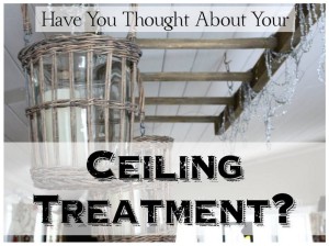 HometoCottage.com Have You Thought About Your Ceiling Treatment?