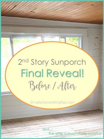 2nd Story Sunporch Final Reveal