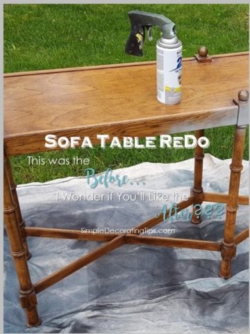 Sofa Table ReDo