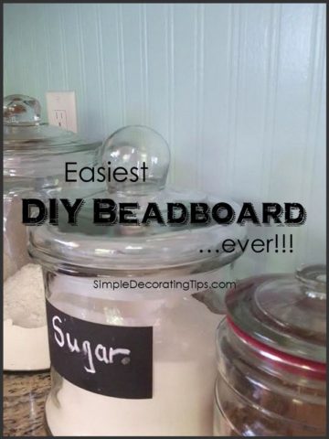 Easiest DIY Beadboard Ever!