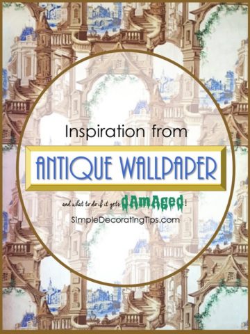 Inspiration from Antique Wallpaper